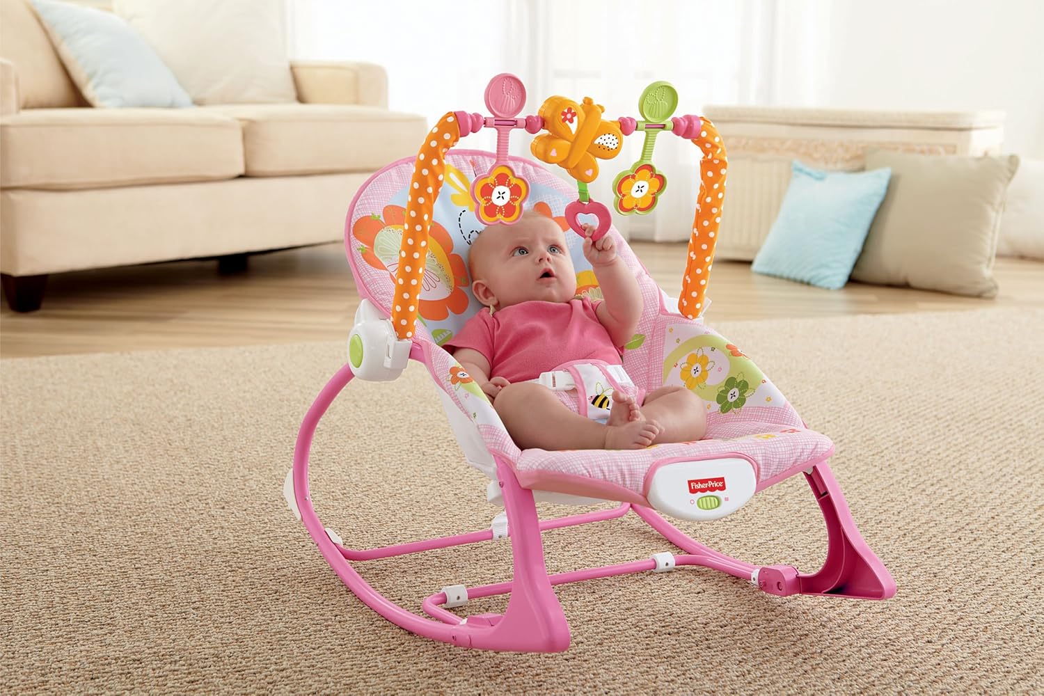 Fisher Price Hamaca Crece Conmigo Monitos Divertidos Mattel Cbf52 Silla Para Bebe Bebe Sillas Mecedoras