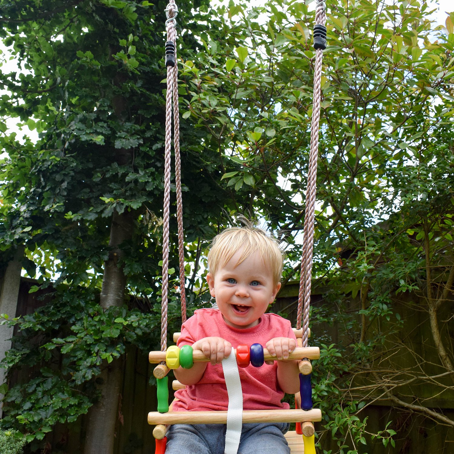 wooden baby climbing frame