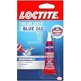 Loctite  Heavy Duty Threadlocker, 0.2 oz, Blue 242, Single