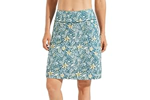 Willit Women's 20" Knee Length Skorts Skirts Golf Tennis Skirts Modest Athletic Casual Skorts with Pockets Sun Protection