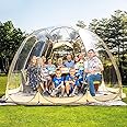 SAEWTINOR Pop Up Bubble Tent,8-14 Persons Igloo Tent,540 Degree Fully Transparent,Weatherproof and ColdProof Portable Camping Screen House,Outdoor Garden Backyard Patio