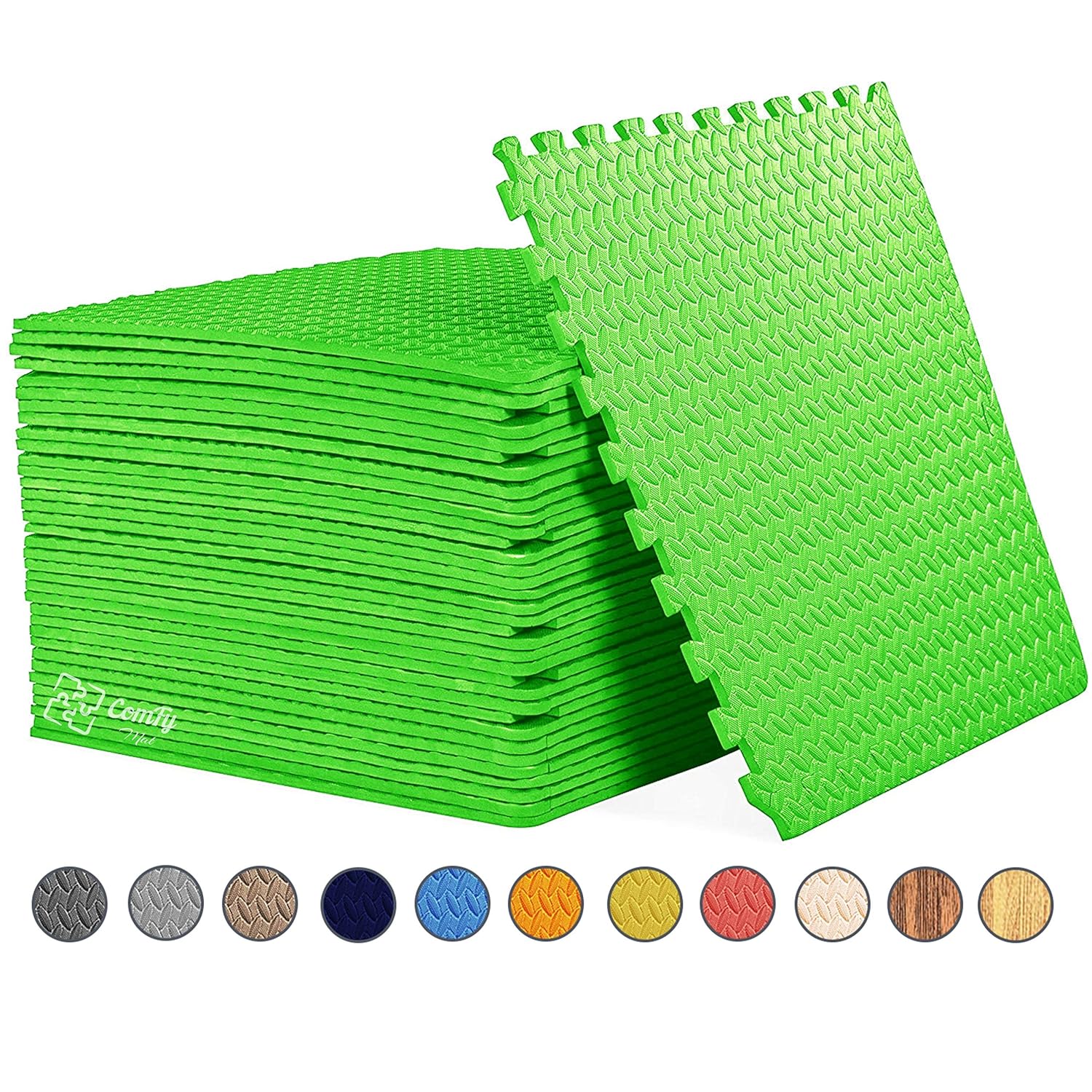 EVA Foam Interlocking Tiles 48 Square feet Protective Flooring for Gym