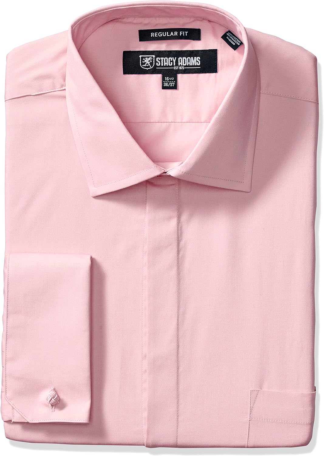STACY ADAMS Men's Big-Tall 39000 Solid Dress Shirt: Clothing