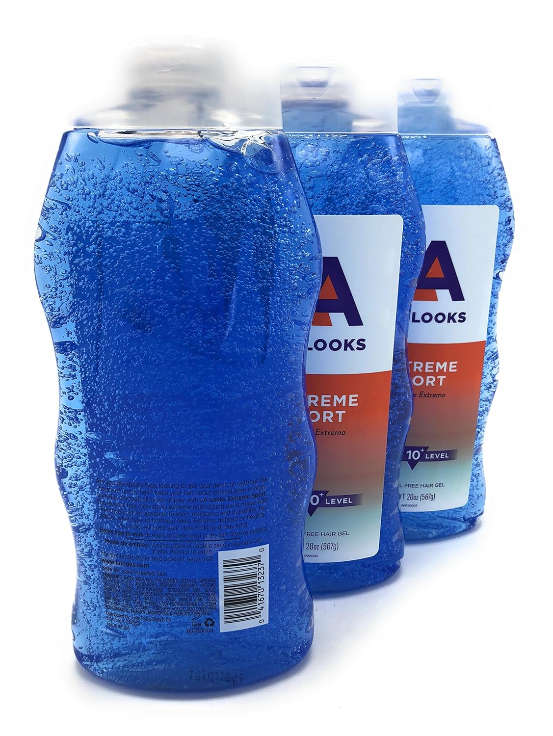 L.A. LOOKS SPORT XTRME HLD GEL 20 OZ (Pack of 3) : Hair Styling Gels : Beauty