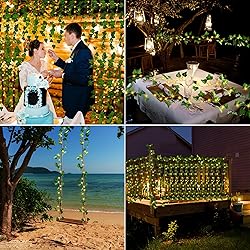 Solar Vine String Lights, 66Ft 200 Led Outdoor