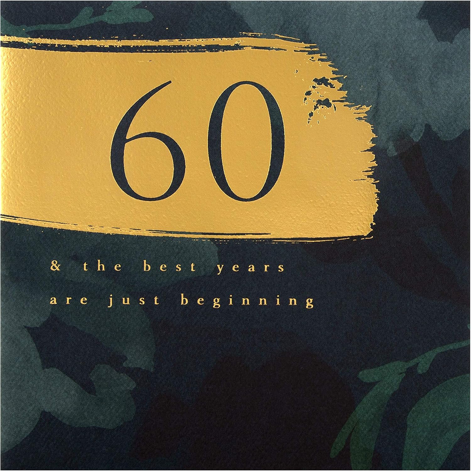 60th Birthday Card from Hallmark – Classic Text Based Design – BigaMart