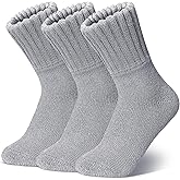 SUNOVELTIES Womens Merino Wool Socks 3 Pairs Winter Ski Warm Boot Socks Men Thermal Thick Cozy Hiking