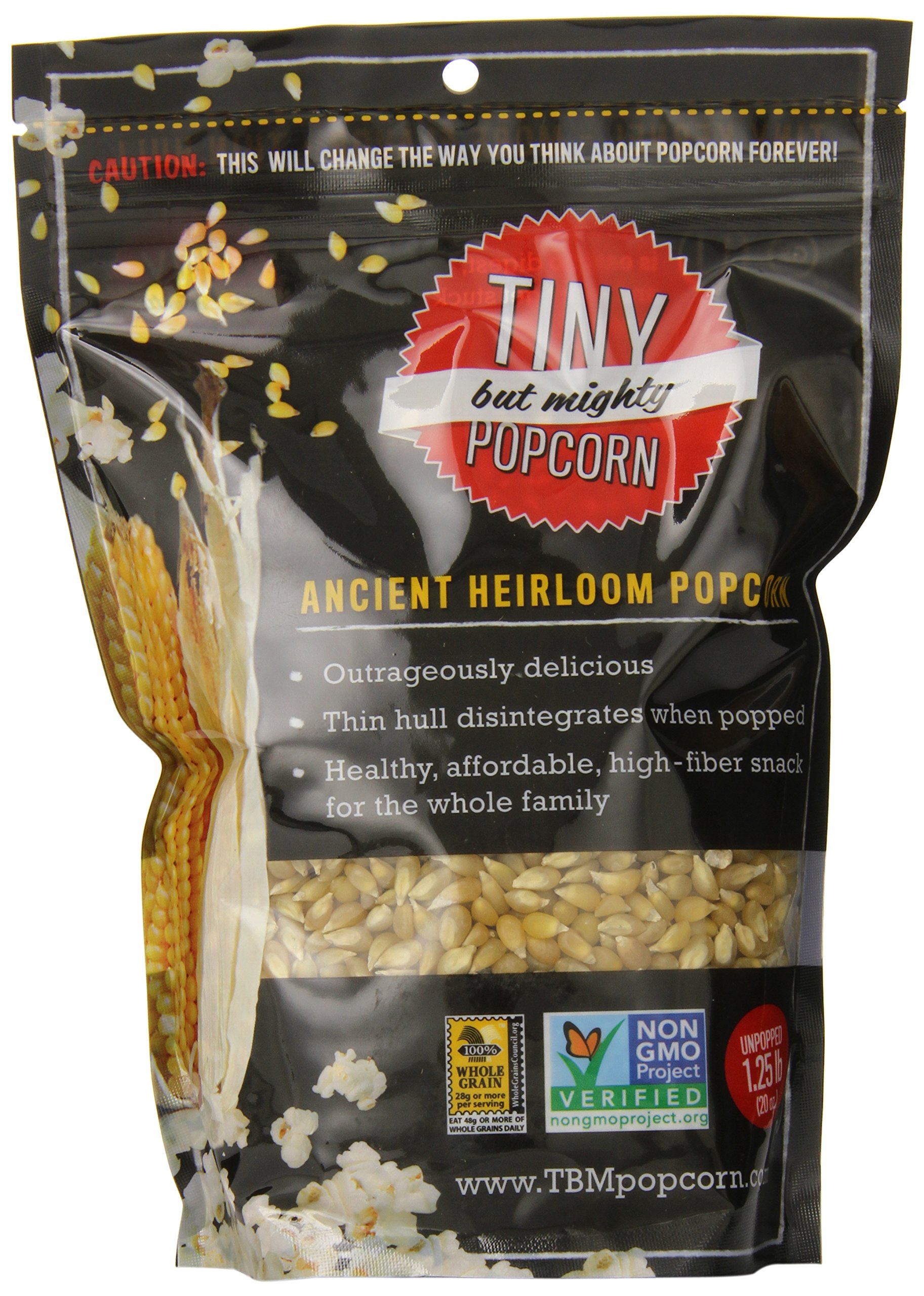 Tiny But Mighty Heirloom Popcorn Kernels Unpopped 1.25 Pound (P... Free