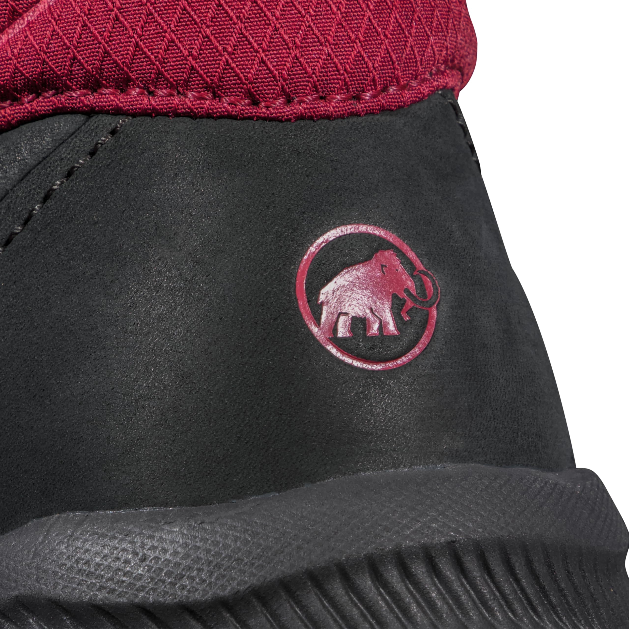 Mammut Nova IV Mid GTX Women | Wanderschuhe für Damen, Wasserdichte Trekkingschuhe, Outdoor Schuhe, Gore-Tex Bergschuhe, Sportschuhe für Hiking | Black-Blood Red, 6.5 2