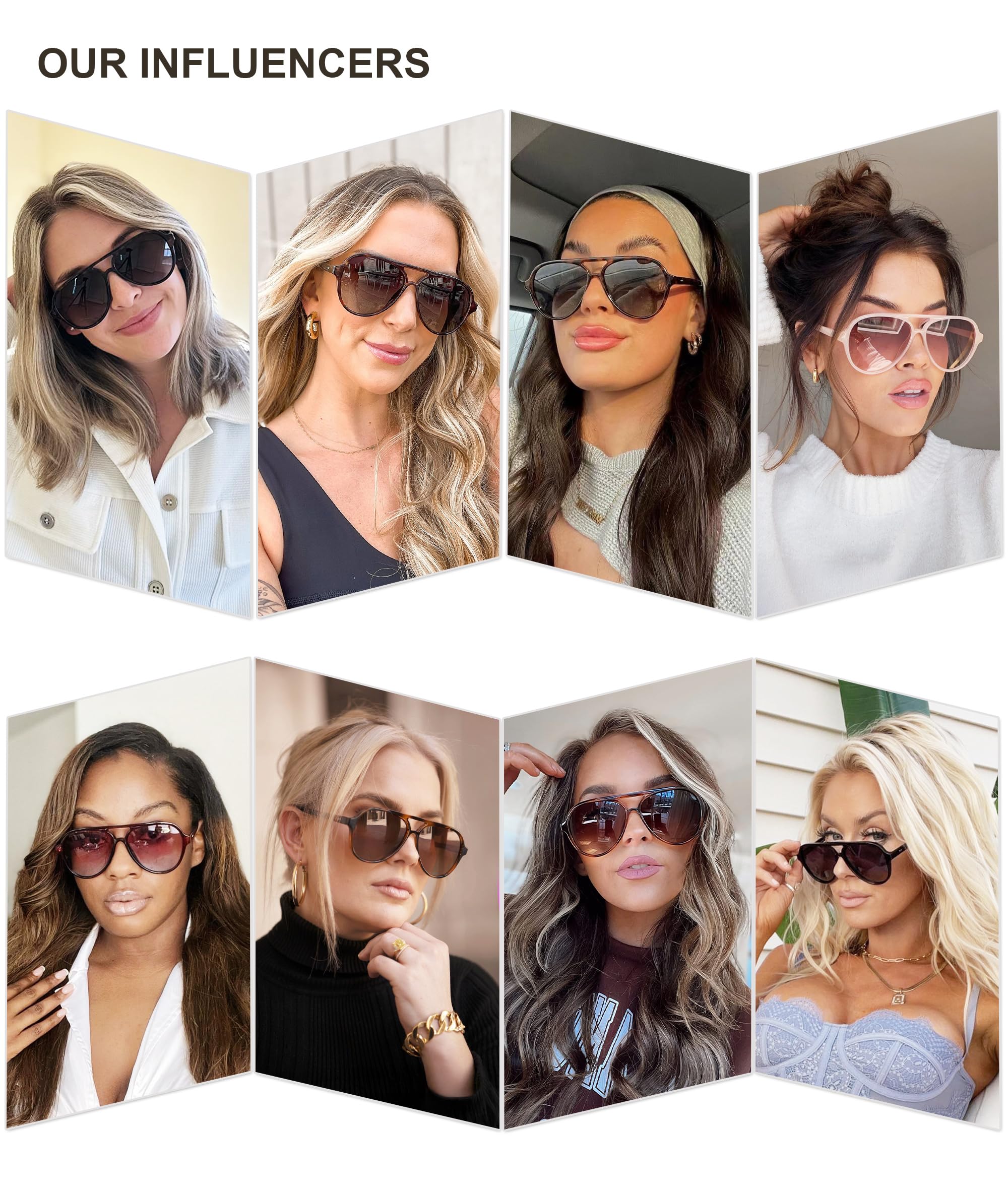 SOJOS Classic Polarized Aviator Sunglasses for Women Men, Retro Trendy Aviators Shades SJ2201