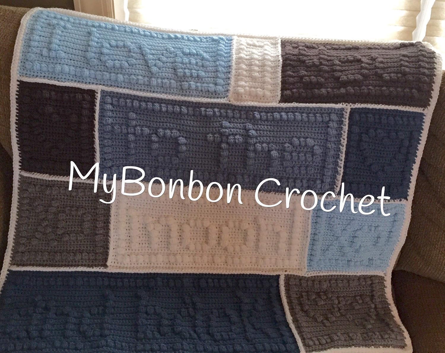 Amazon Com I Love You To The Moon And Back Crochet Baby Blanket Handmade