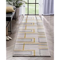 Amazon.com: Well Woven Good Vibes Fiona Gold Modern Geometric High ...