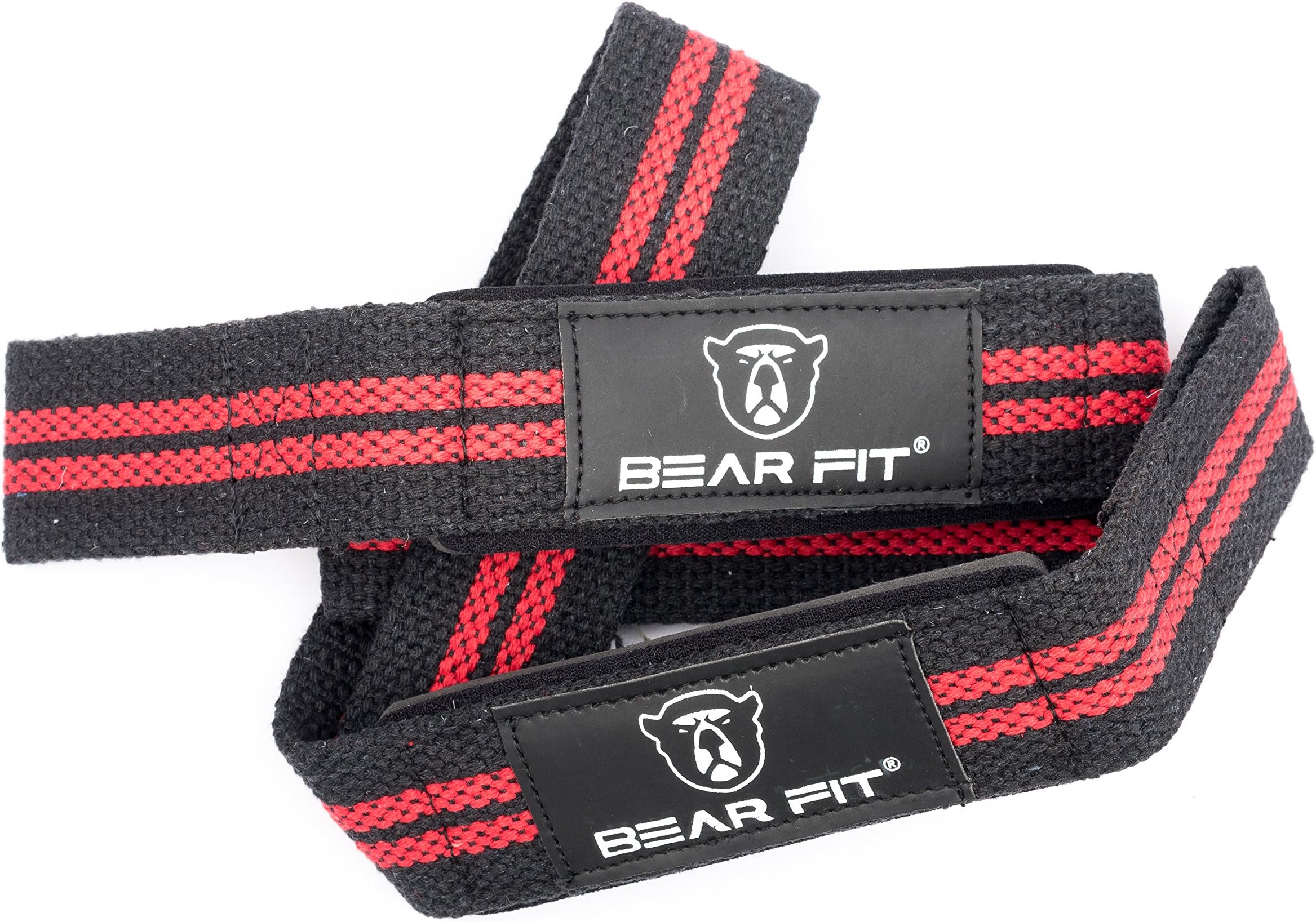 BEAR FIT- Weighting Lifting Straps With Neoprene Cushion