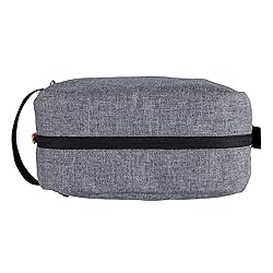 Hurley Small Items Toiletry Dopp Kit, Dark Grey