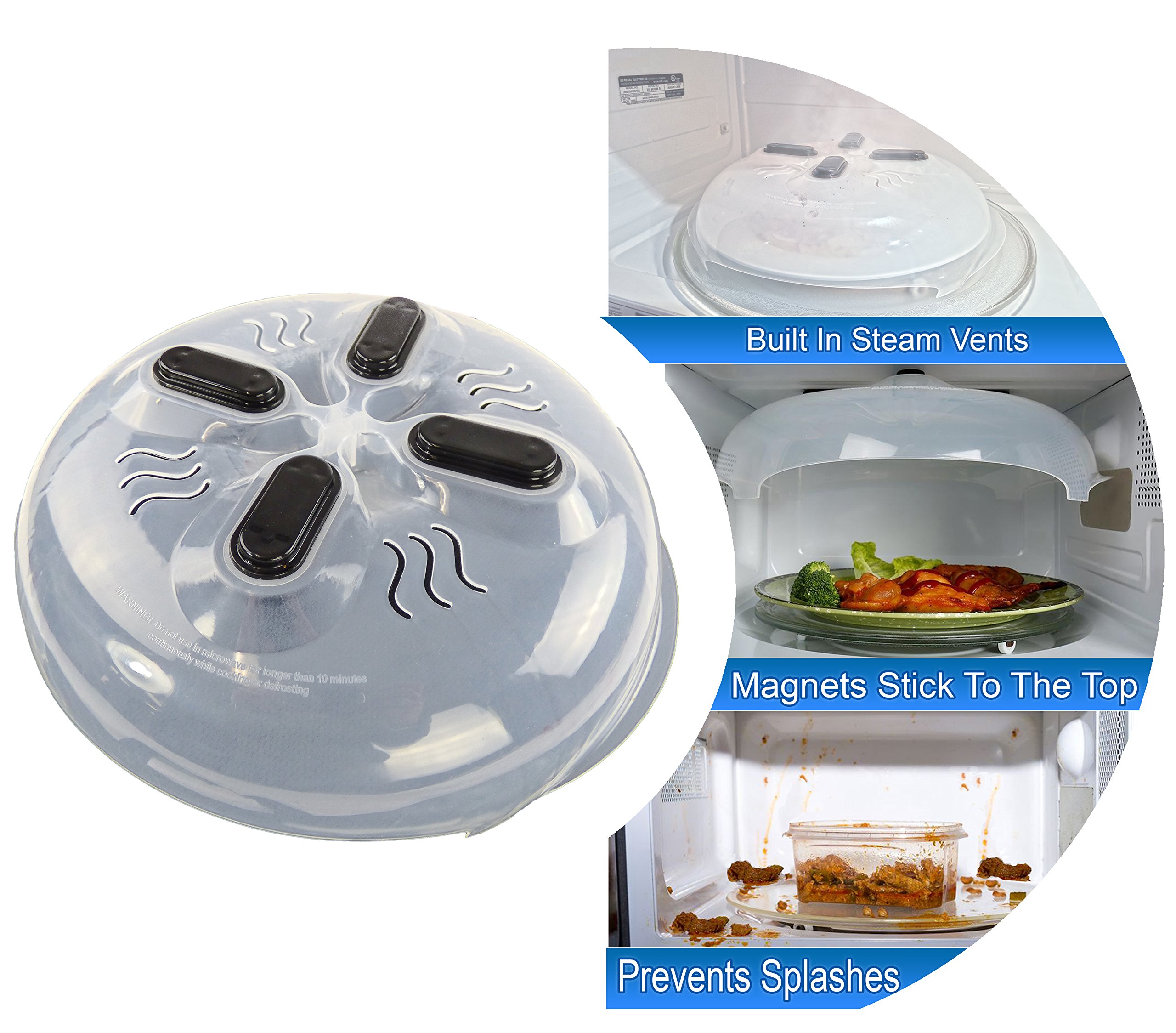 Microwave Hovering Anti Splattering Food Lid Cover Guard