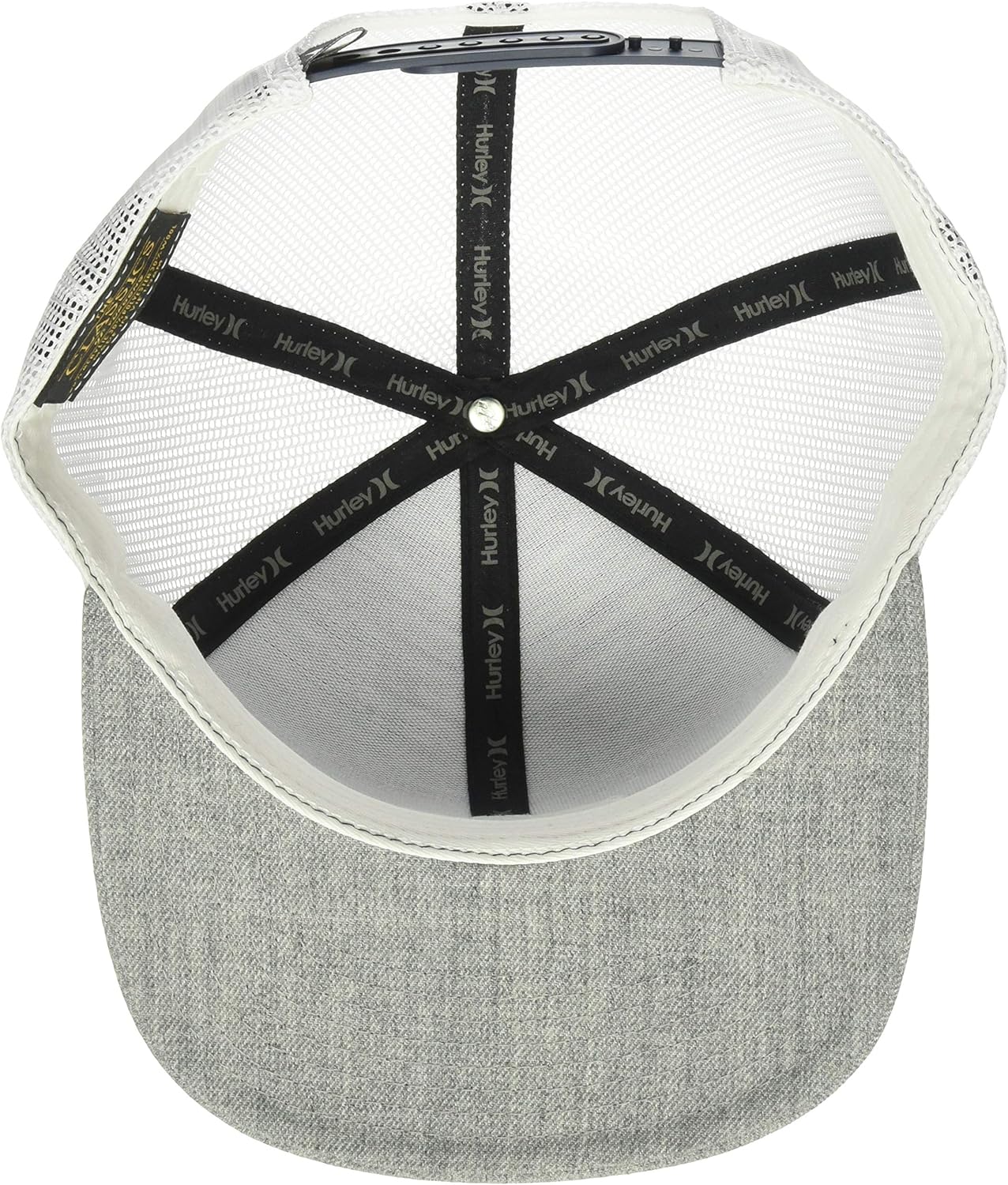 Hurley Men's Logo Patch Trucker Baseball Cap: Clothing