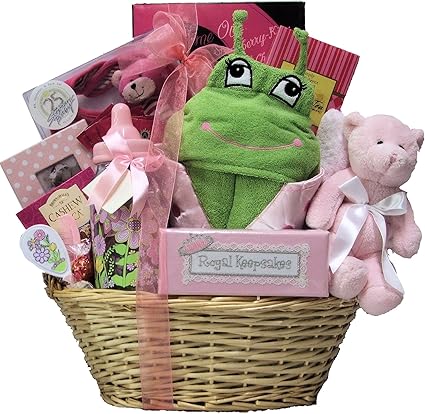 congratulations baby girl gift basket