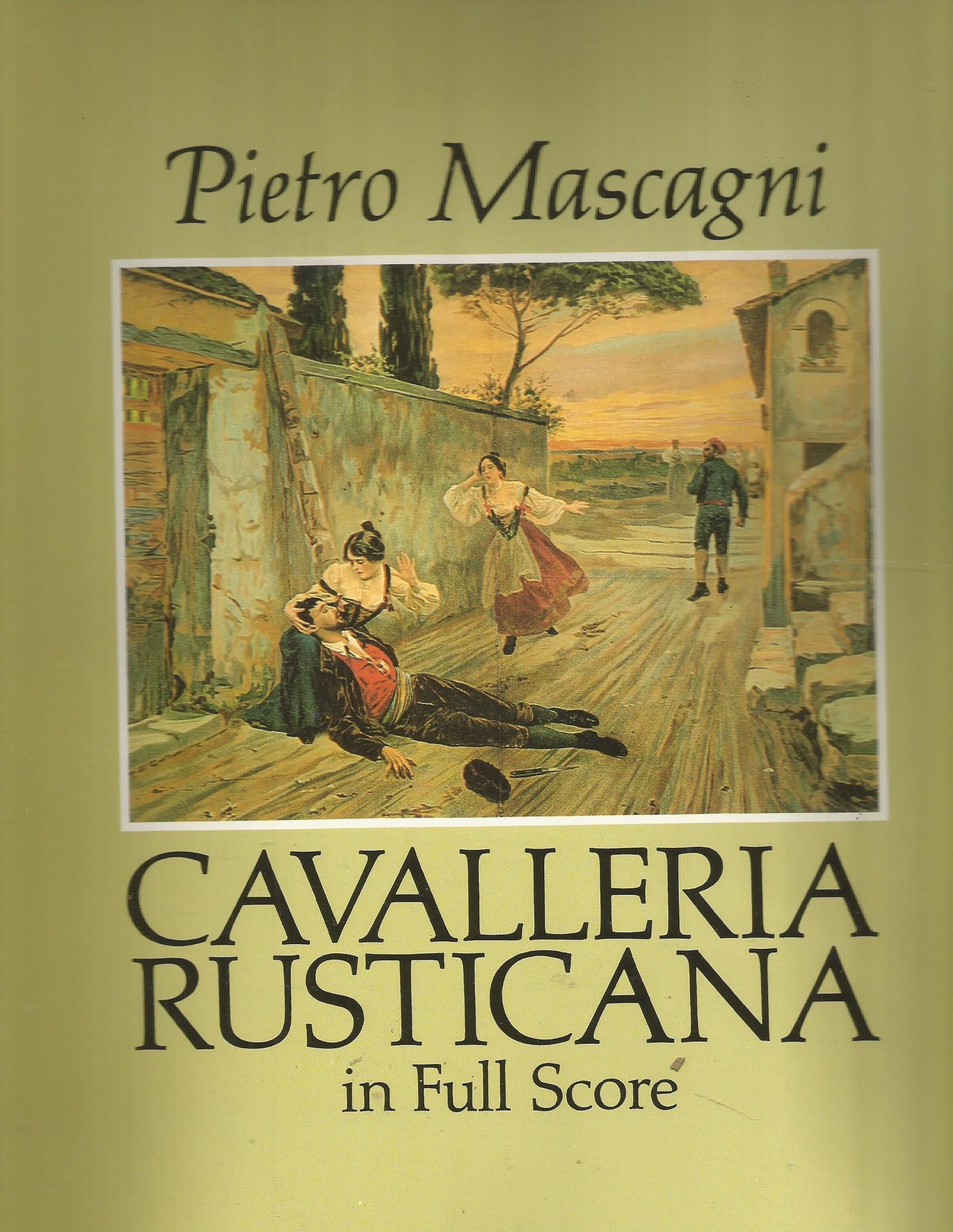 Cavalleria Rusticana In Full Score Dover Vocal Scores By Pietro Mascagni 2007 01 01 Amazon Com Books