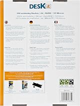 Deskit A4 Laminating Pouches Gloss 150 Micron Bulk Pack 250 sheets view 4