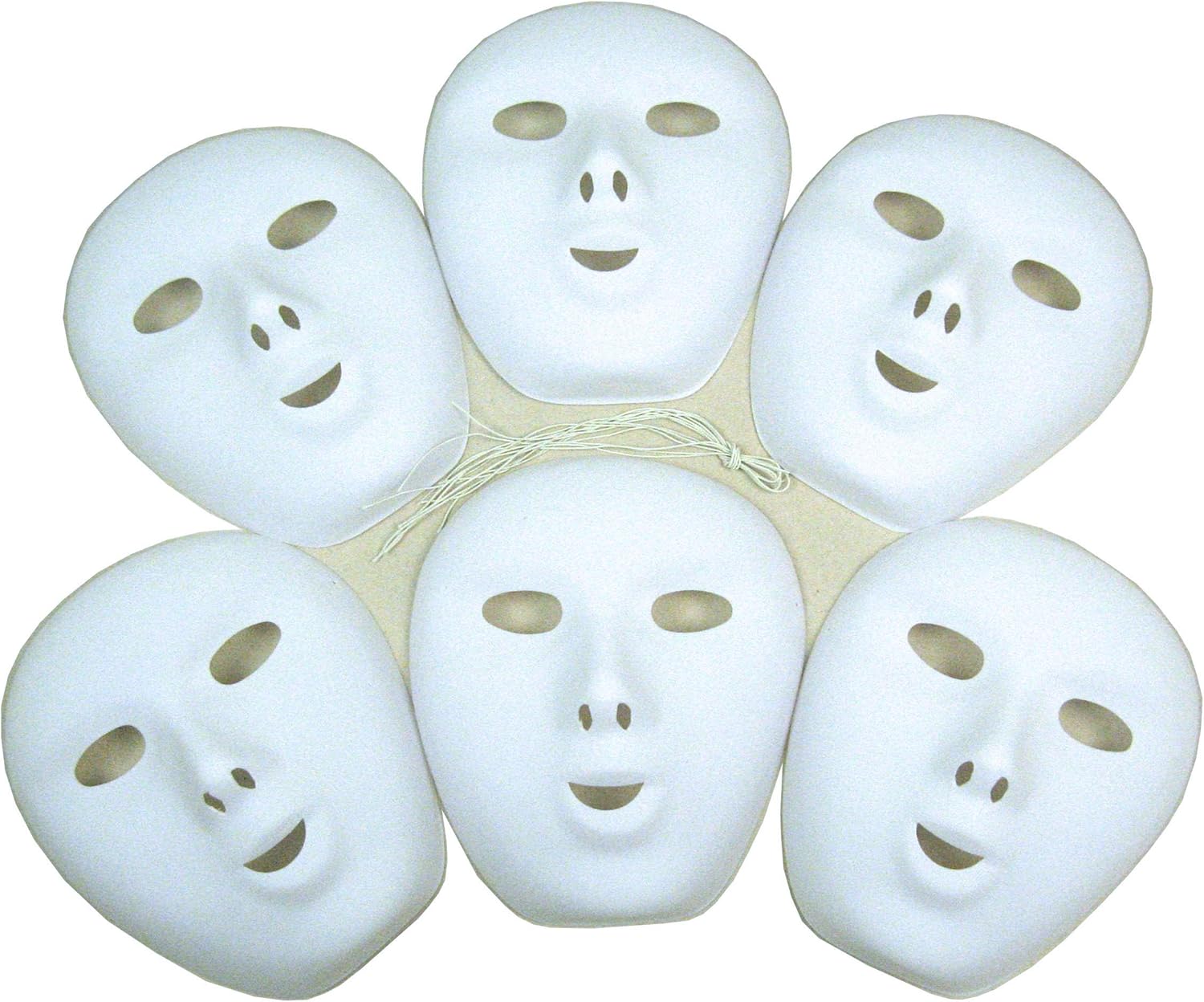 Childrens Masks Plain (6) Amazon.co.uk Toys & Games