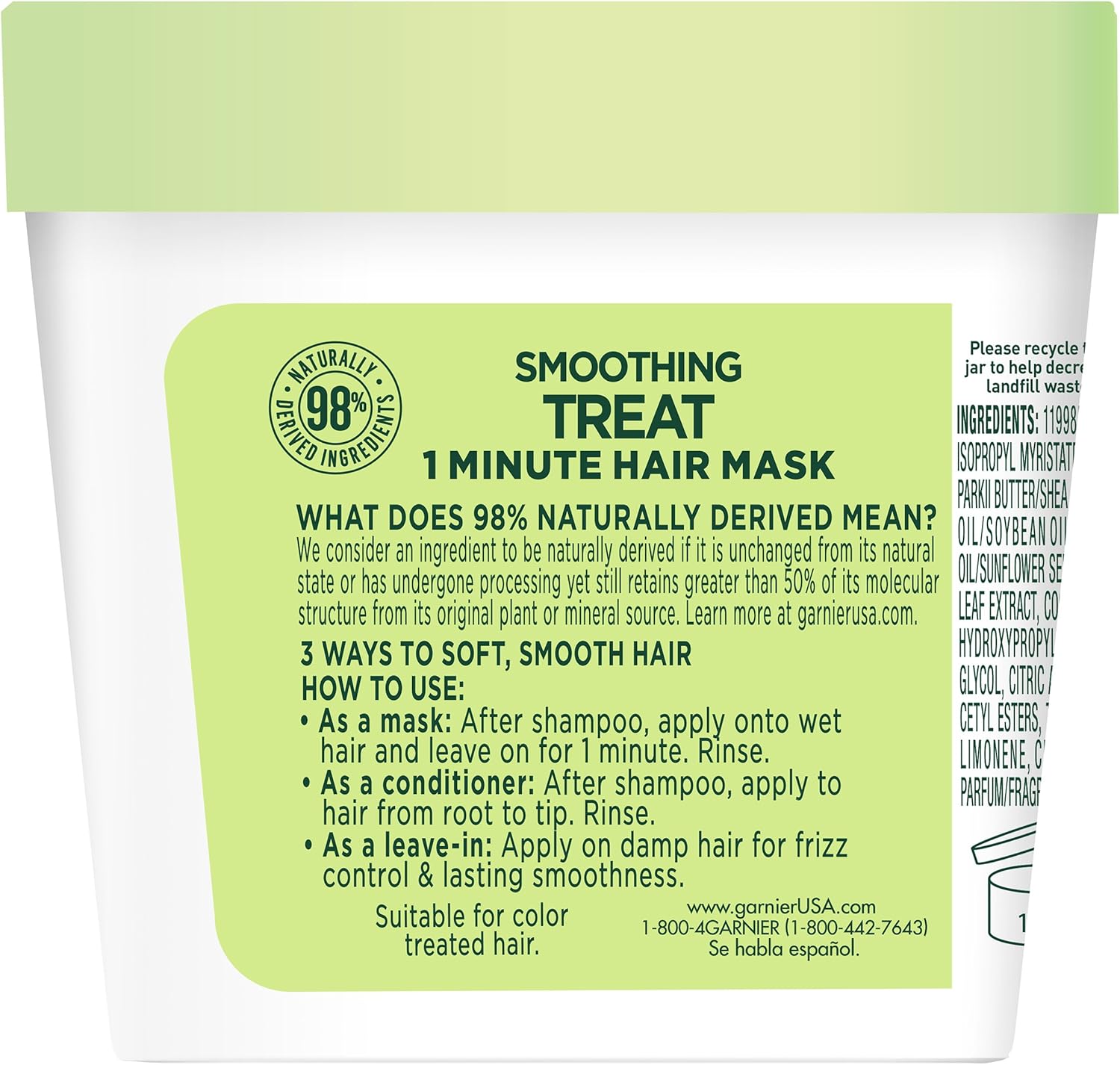 garnier fructis avocado smoothing treat