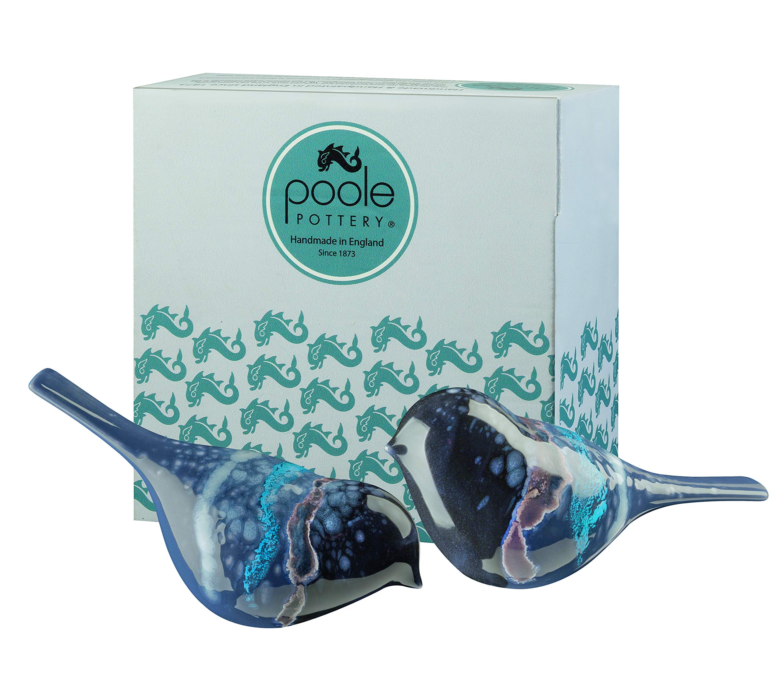 Poole Pottery Ornament, porcelain, ceramic, fabric, Blue, One Size