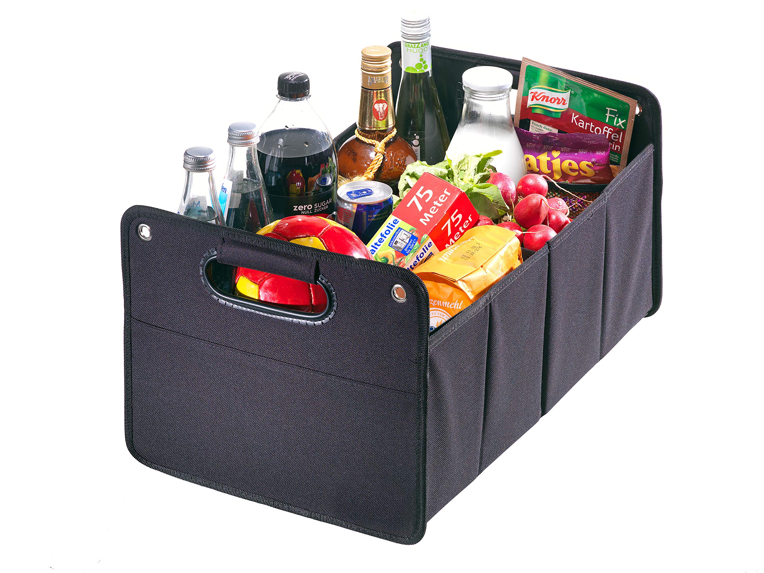CB Präsentwerbung GmbH Car Boot Folding Box, Polyester with a Reinforced Base, Organizer, Car Boot Accessory