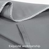 NTBAY 2 Pack 500 Thread Count Egyptian Cotton Pillowcases Grey 50x75 cm view 3