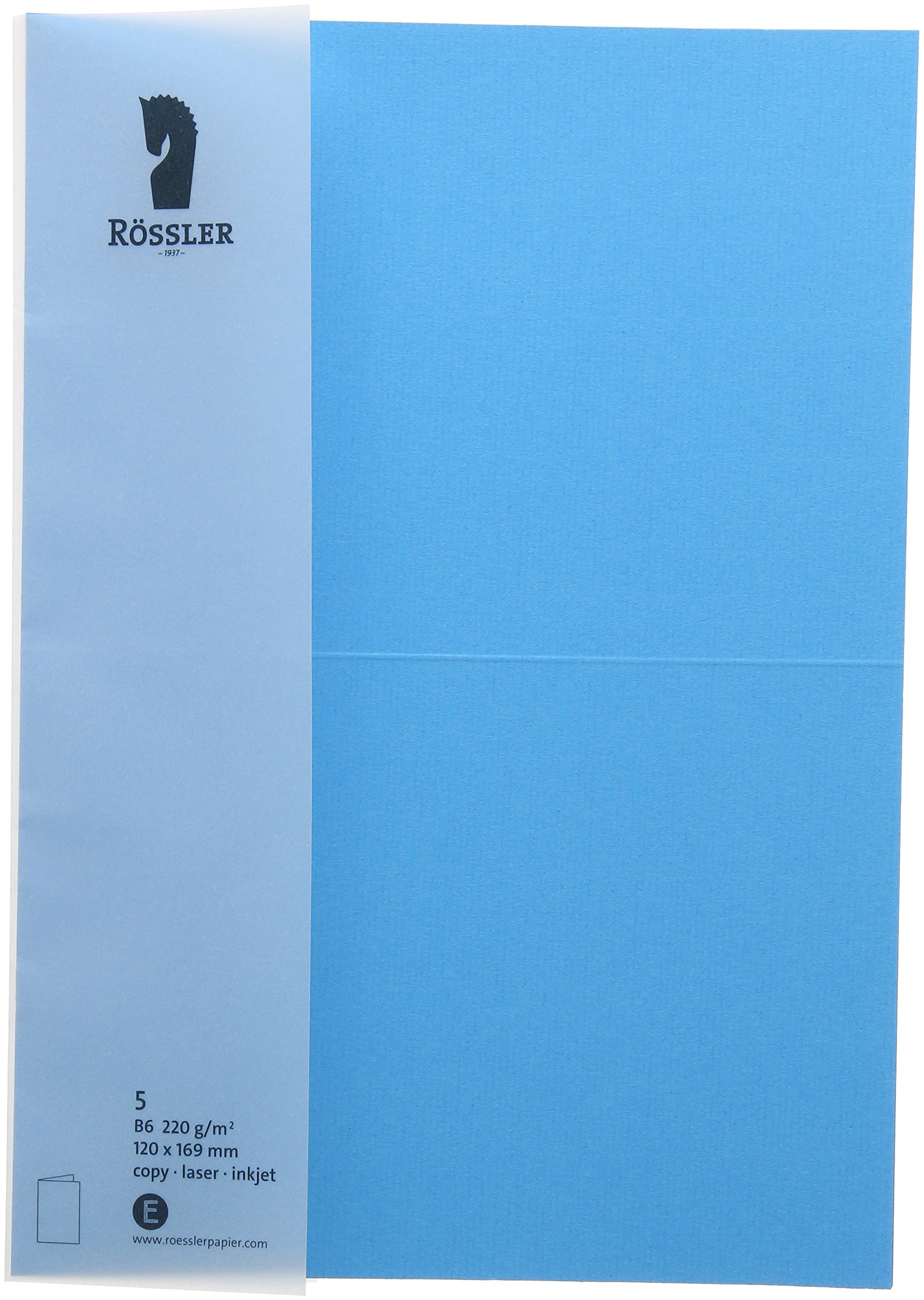 Paperado B6 Folded Card - Pacific (Pack of 5)