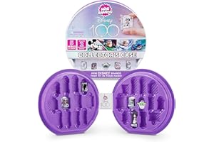 Mini Brands Disney 100 Platinum Collector's Case by ZURU with 2 Exclusive Minis, Platinum Minis, Celebrate Disney 100
