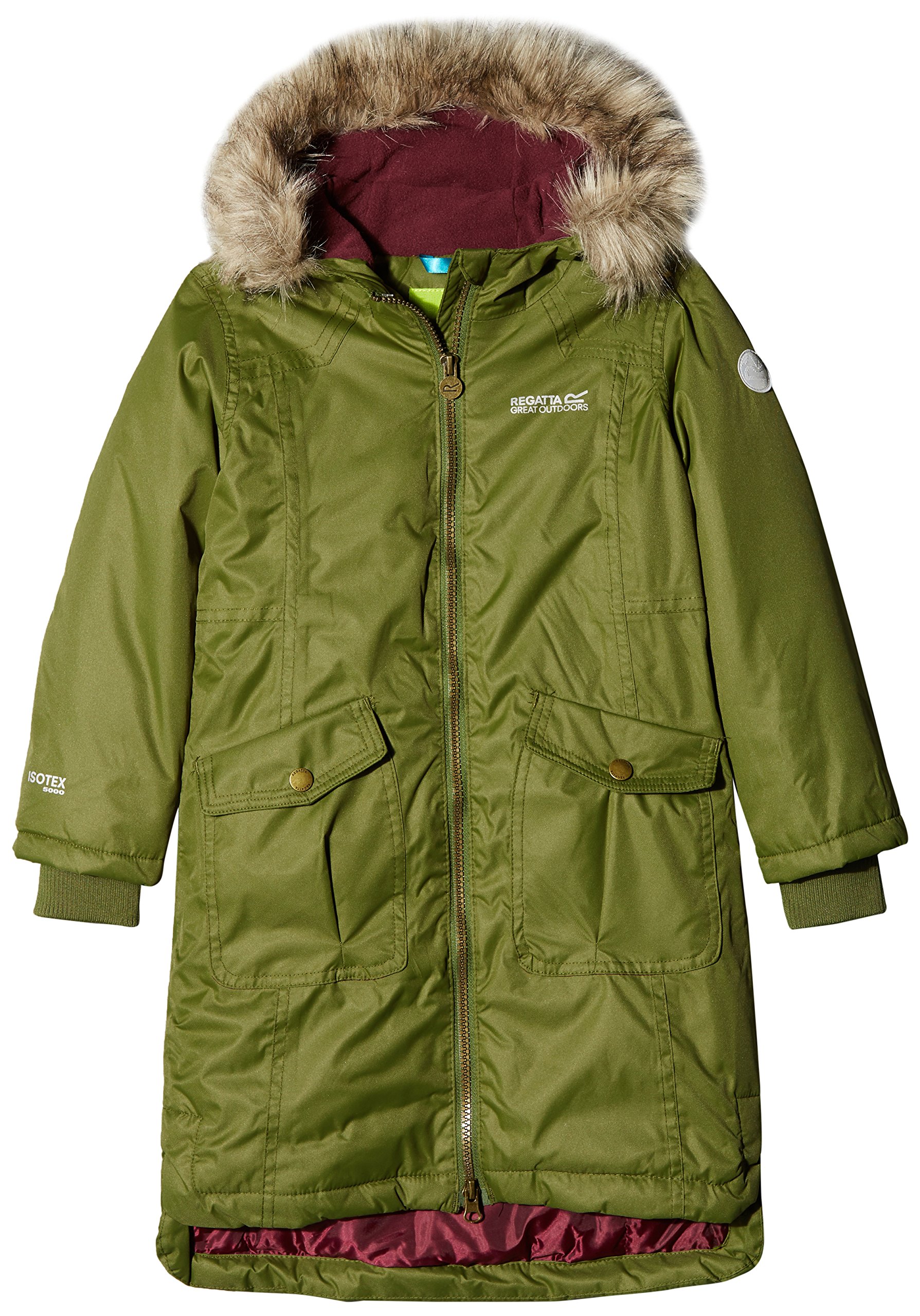 Regatta Kids Girls Hollybank Parka Waterproof Insulated Jacket