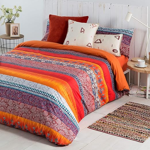 Funda Nordica INDI II cama de 105 ALGODÓN 100%: Amazon.es: Hogar