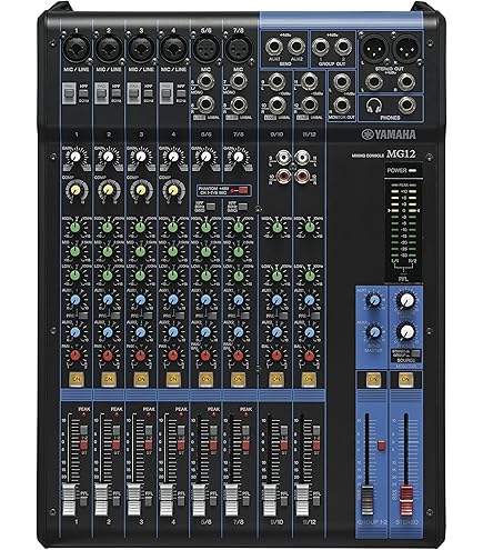 Amazon.com: Yamaha Mg12Xu 12-Input 4-Bus Mixer With Effects