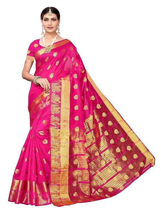 Women's Cotton Silk Saree