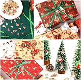 SANNIX 110Pcs 55 Styles Christmas Charms Gold Enamel Jewelry Pendants view 7