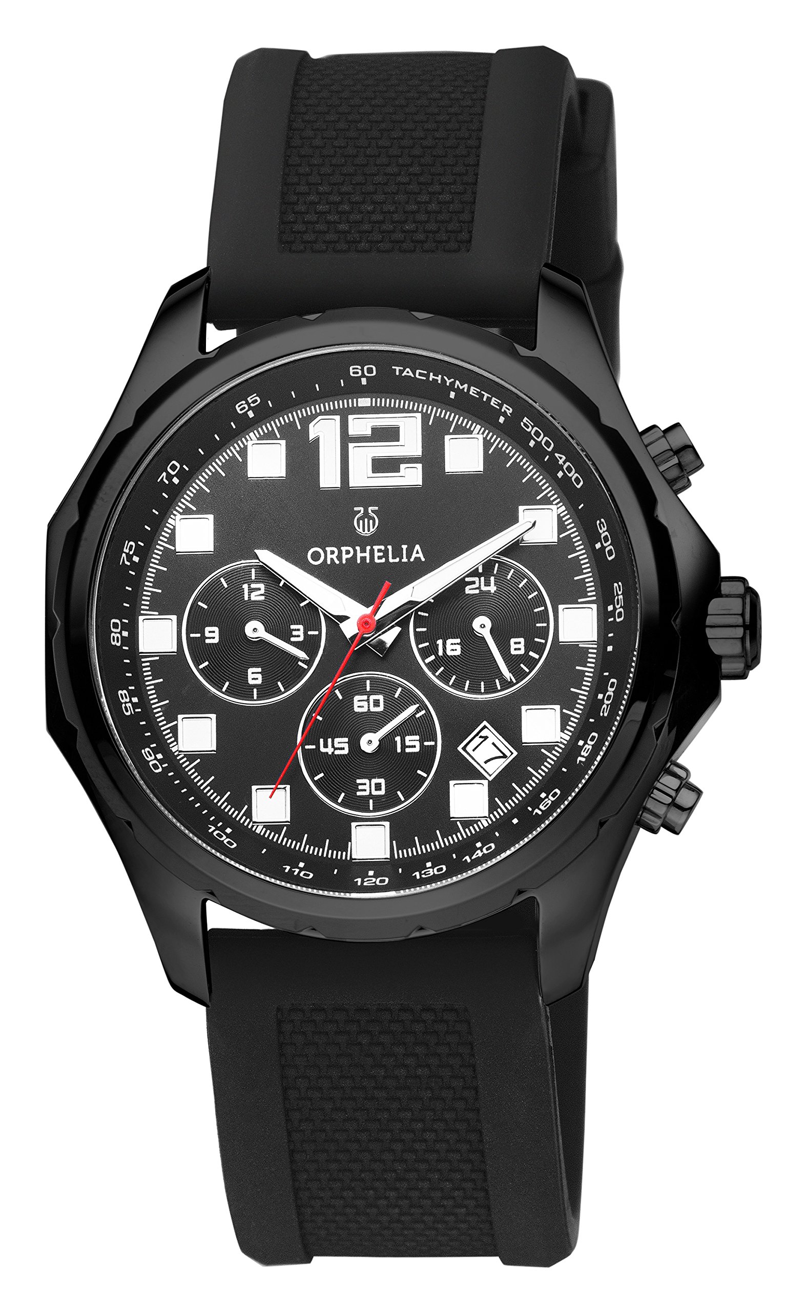 Orphelia Mens Quartz Watch, Chronograph Display and Plastic Strap OR86701