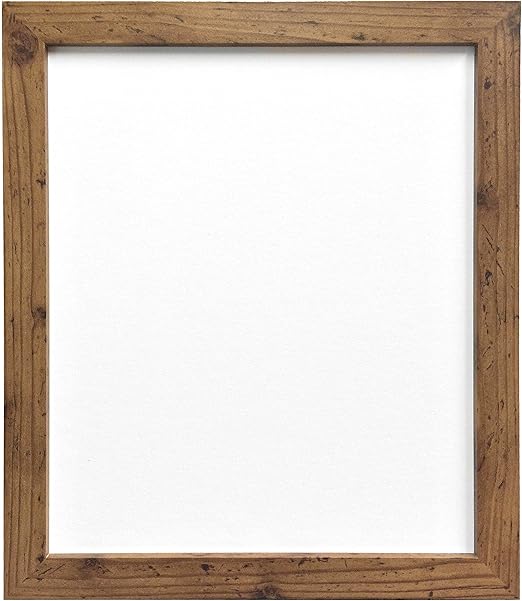 Amazon De Frames By Post H7 Bilderrahmen Eiche Rustikal Breite 25 Mm Holz Eiche 60 X 80 Cm