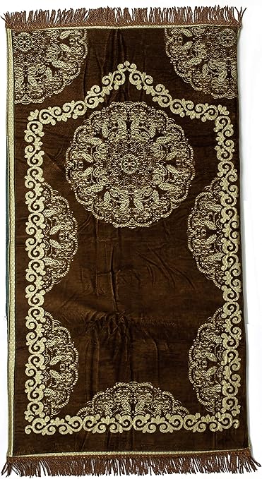 Amazon Com Visco Love Memory Foam Area Rug Runners Prayer Rug Brown Kitchen Dining
