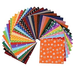 Life Glow DIY Polyester Patterned Felt Fabric