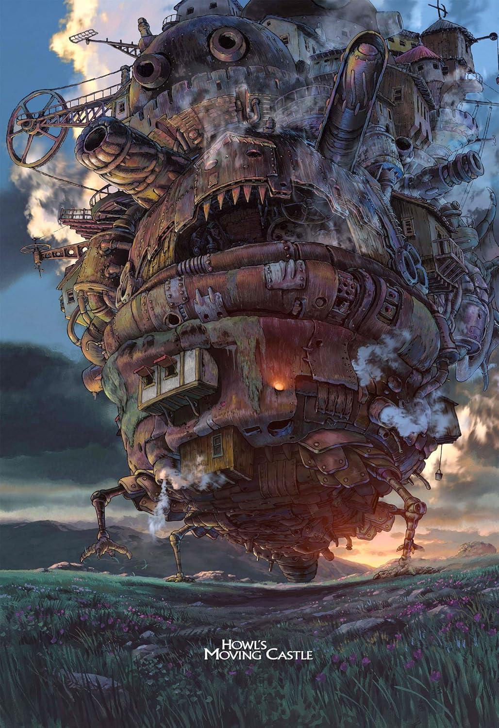 Printing Pira - Howl's Moving Castle Poster,Studio Ghibli Anime Poster (11x17)