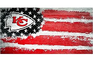 Fan Creations NFL Kansas City Chiefs Unisex Kansas City Chiefs Flag Sign, Team Color, 6 x 12, (N1007-KCC)