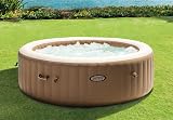 Intex PureSpa Bubble Eight Person Inflatable Hot Tub 170 Jets 236cm