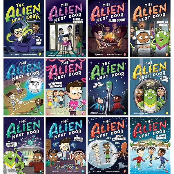 The Alien Next Door HARDCOVER Complete Series (10 Books Set): A.I.