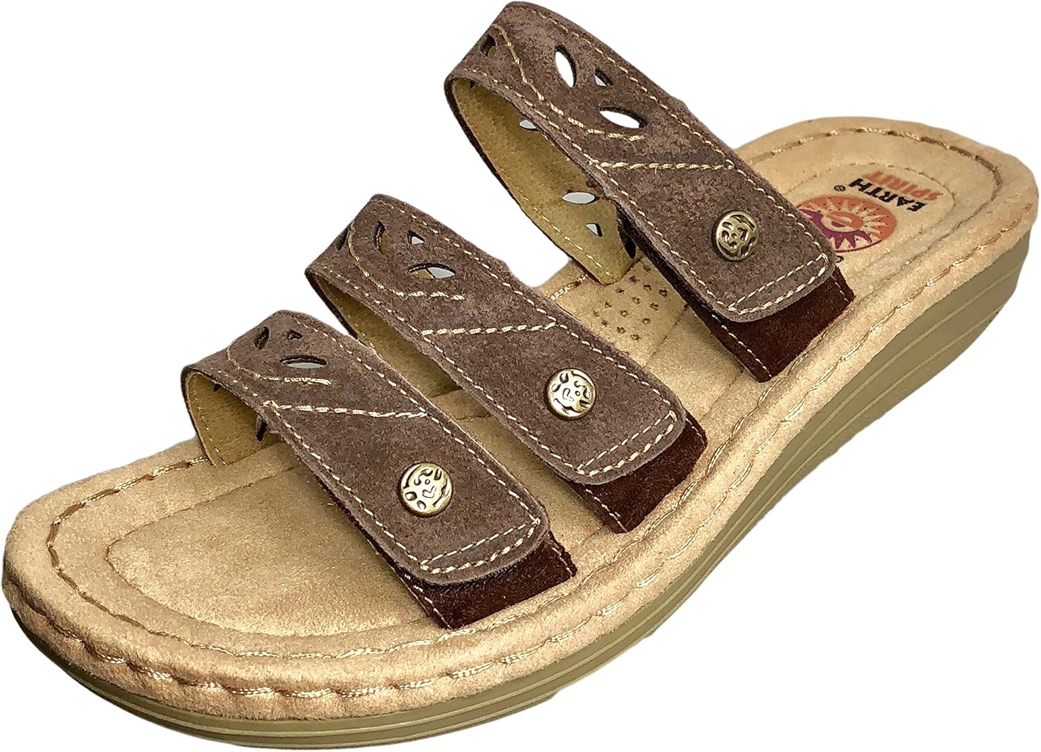 Amazon.com | Earth Spirit Women's Magi Slide Sandal, (6 B(M) US, Bark) | Shoes
