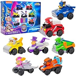 Paw Patrol: The Mighty Movie Toy Vehicle Set- 7 New