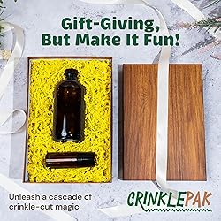 Crinklepak 1LB USA Made Yellow Crinkle Paper Filler