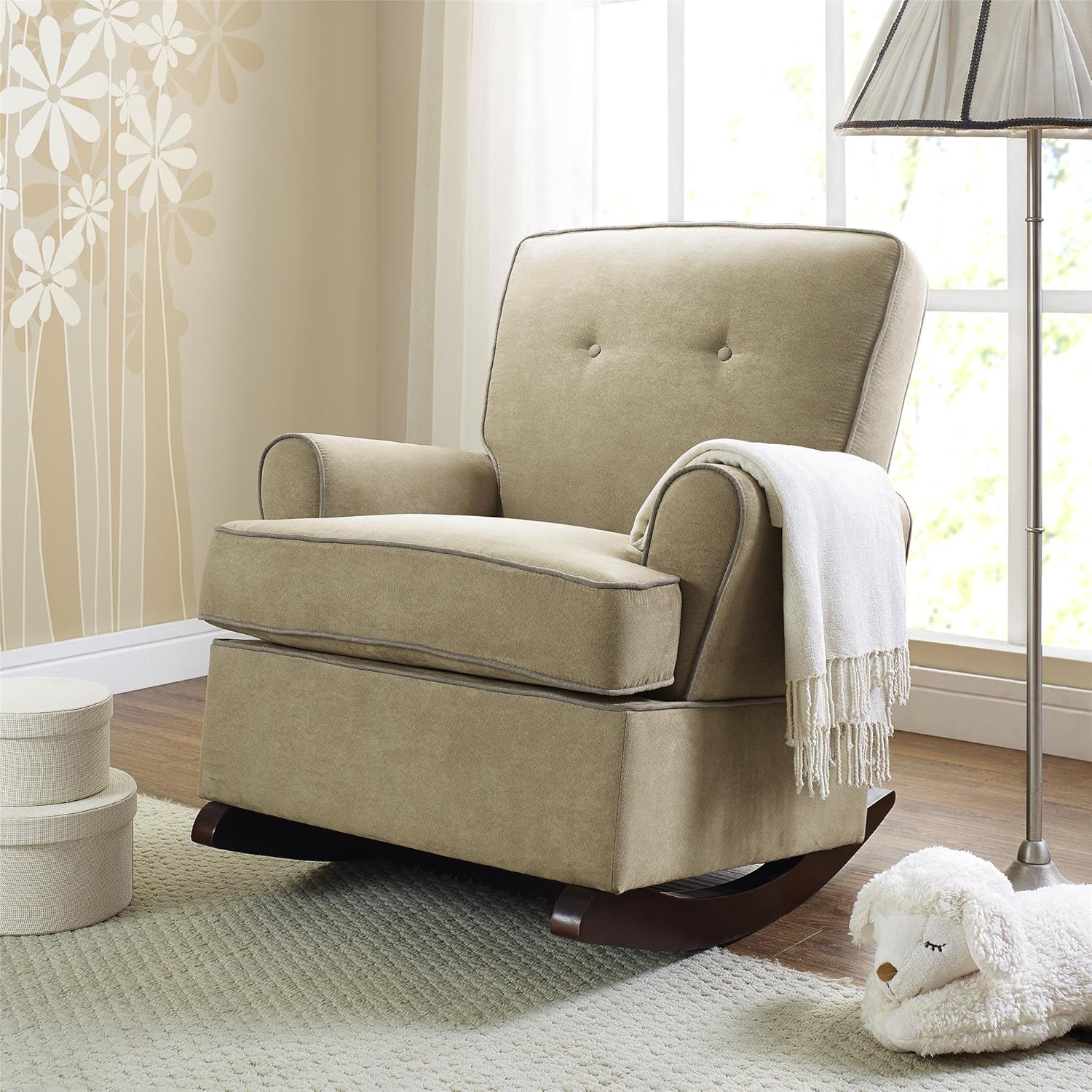 baby relax tinsley swivel glider