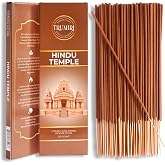 Hindu Temple Incense Sticks - Pack of 100 Insence-Sticks - Made with Natural Non Toxic Raw Ingredients - Sacred Insence Indian Spiritual Agarbatti Insense