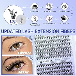 Pawotence Lash Extension Kit DIY 280pcs Individual