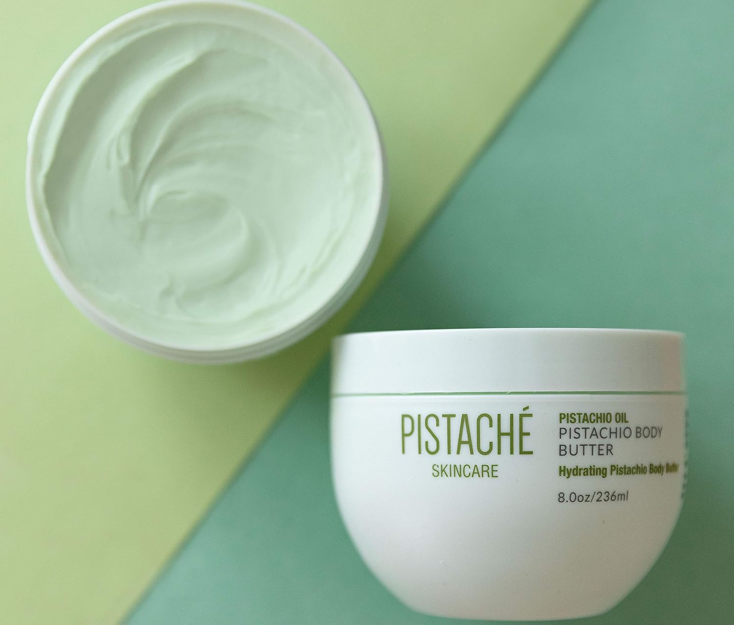 pistaché skincare whipped pistachio body butter